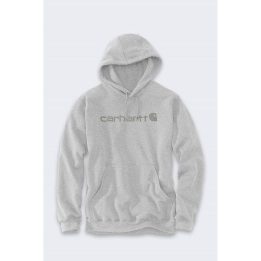 Moteriškas džemperis su gobtuvu Carhartt Marquette Logo, pilkas