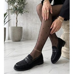 Moteriški juodi mokasinai Mila