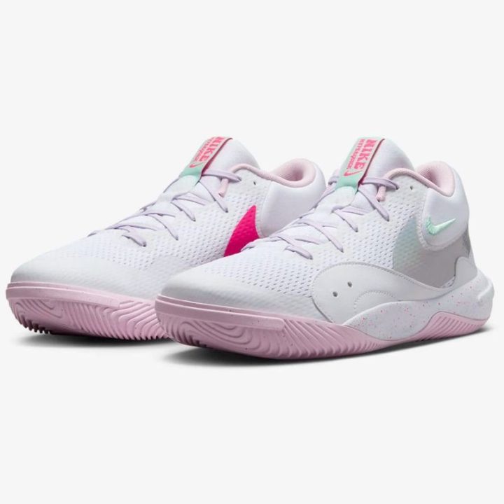 Vaikiški sportiniai bateliai Nike HyperQuick SE Jr, balti ir rožiniai