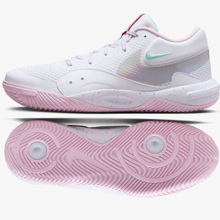Vaikiški sportiniai bateliai Nike HyperQuick SE Jr, balti ir rožiniai