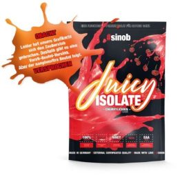 Išrūgų baltymų izoliatas Sinob Juicy Isolate 1 kg, vyšnių skonio
