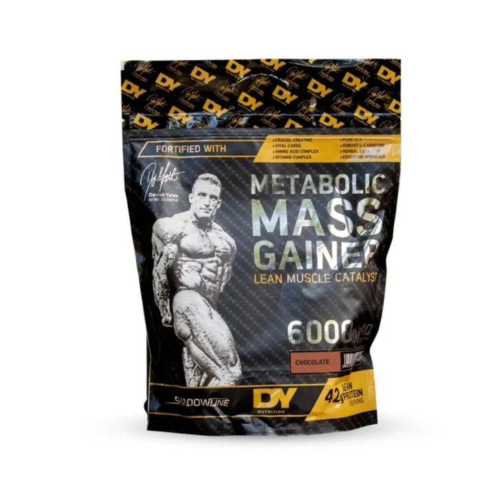 Gaineris DY Nutrition Metabolic Mass 6000 g, šokolado skonio