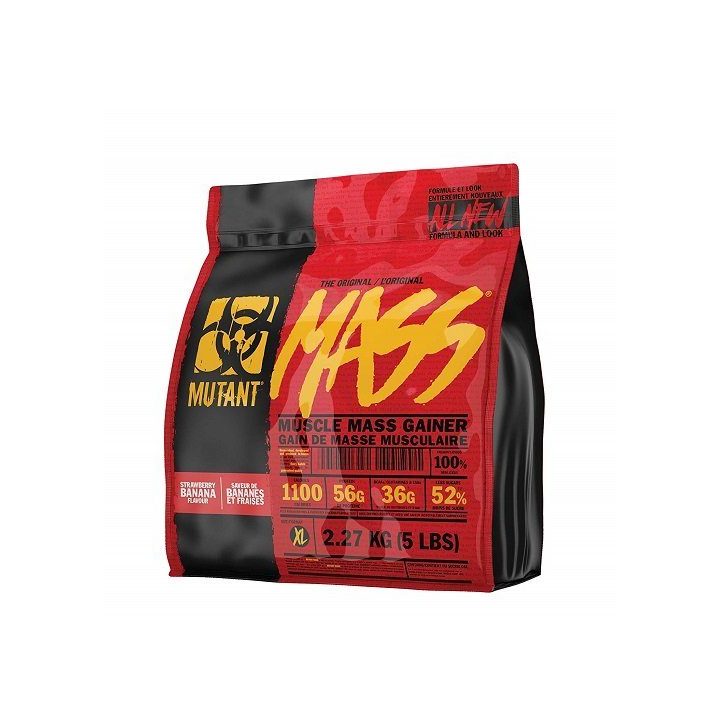 Masės auginimo gaineris Mutant Mass 2,2 kg, trigubo šokolado skonio