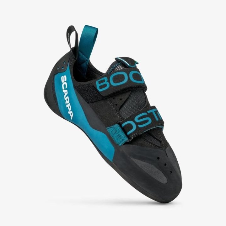 Laipiojimo bateliai Scarpa Boostic, juodi ir mėlyni