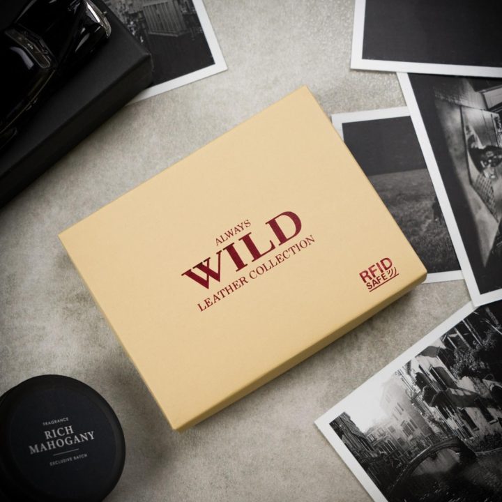 Vyriška natūralios odos piniginė Wild