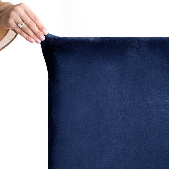 Kėdės užvalkalas 48×48×58+10 cm tamsiai mėlynas Restilo