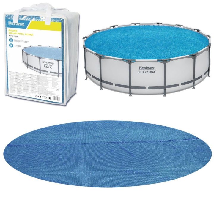 Bestway 427 cm apvalus saulės baseino uždangalas 58252