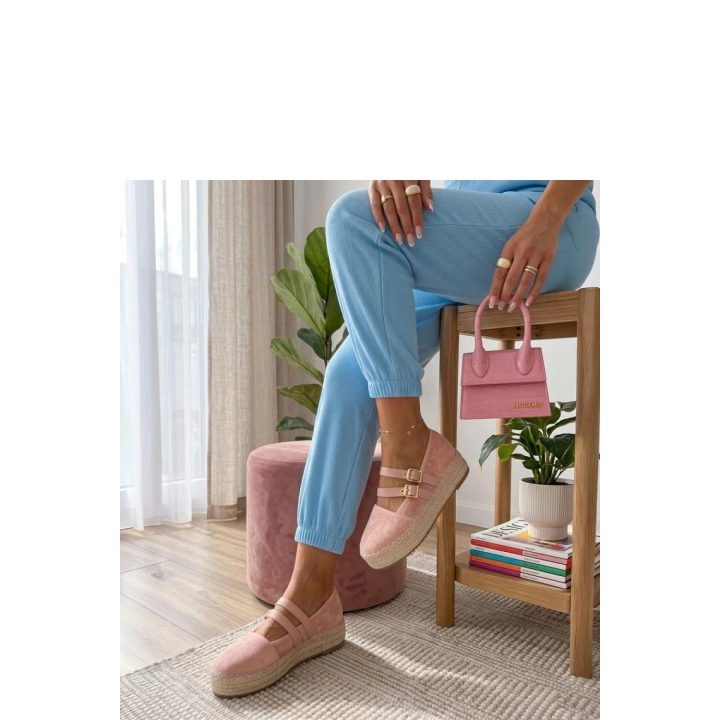 Rožinės espadrilės Solea