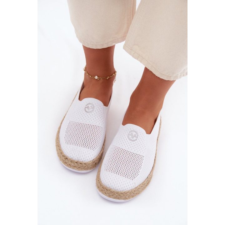 Moteriškos espadrilės Vinceza, baltos