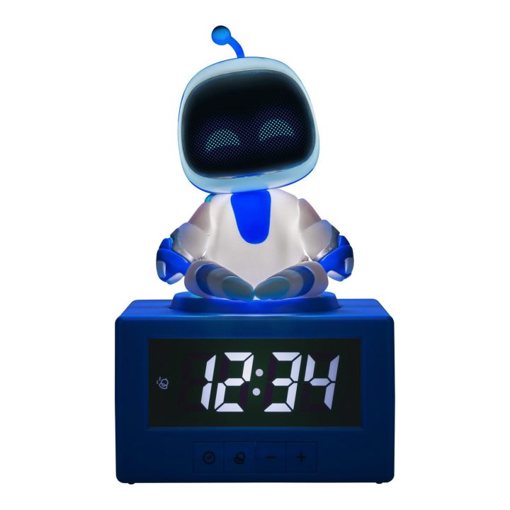 Paladone Astro Bot skaitmeninis žadintuvas su naktine lempute