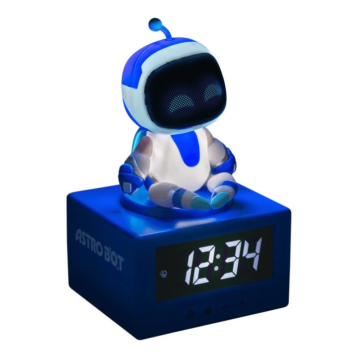 Paladone Astro Bot skaitmeninis žadintuvas su naktine lempute