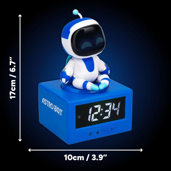 Paladone Astro Bot skaitmeninis žadintuvas su naktine lempute