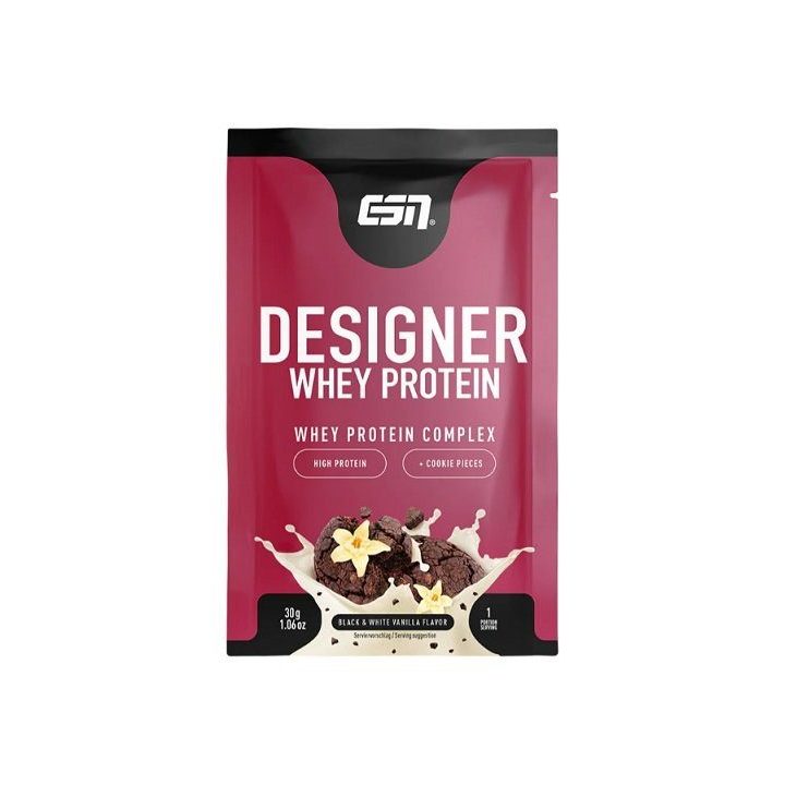 Išrūgų baltymų milteliai ESN Designer Whey 10 × 30 g, Vanilla Milk skonio