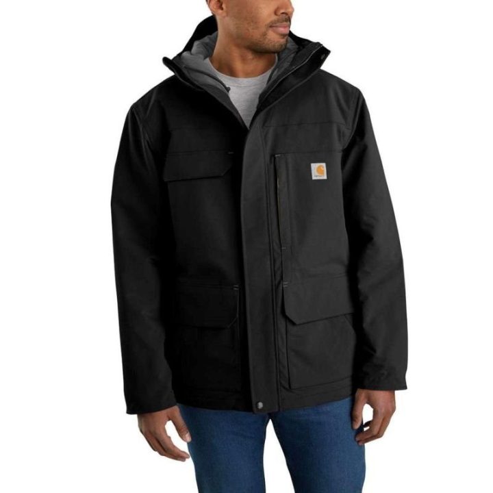 Carhartt Super Dux pašiltinta striukė, juoda