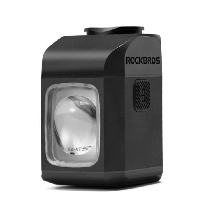 Priekinė dviratinė lempa 1600 lm, juoda Rockbros