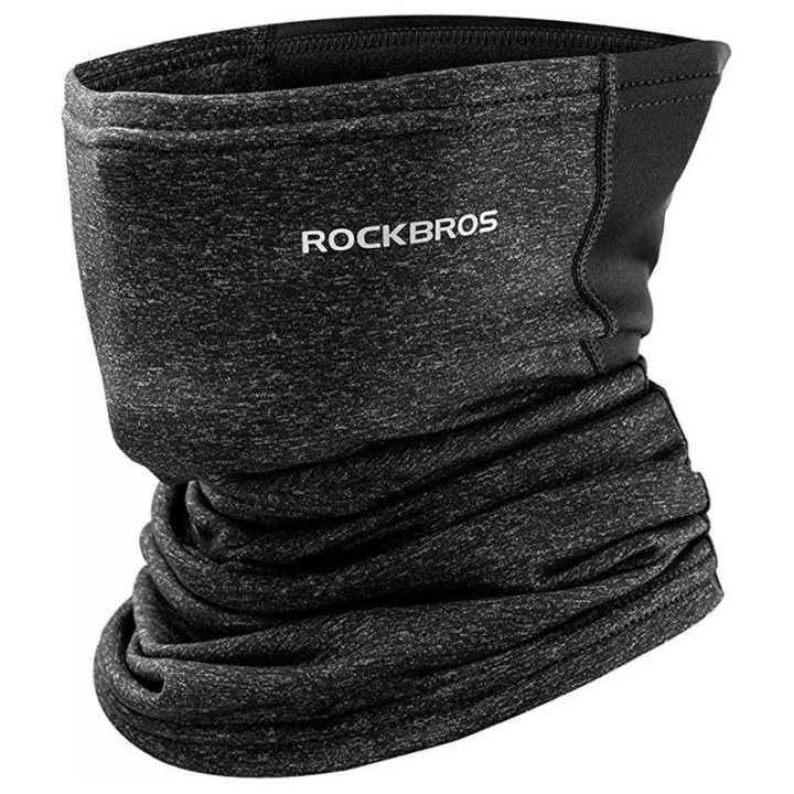 Kaklo mova su mikropolariniu pamušalu, juoda ir pilka Rockbros