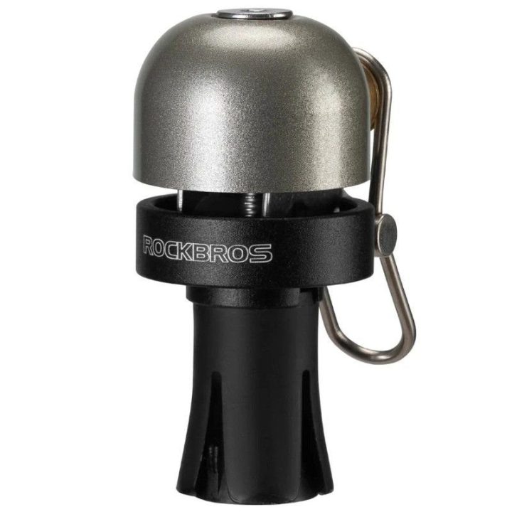 Dviračio skambutis 22,2 mm, pilkas RockBros