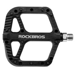 Platforminiai dviračių pedalai Rockbros, juodi