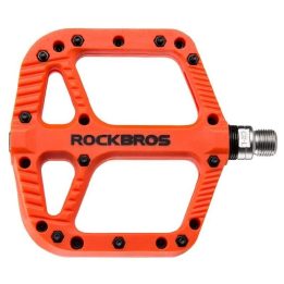 Rockbros platforminiai pedalai 13,5 × 12 × 2 cm, oranžiniai