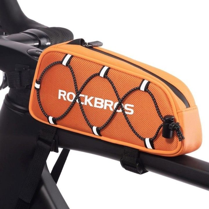 Krepšys ant rėmo RockBros 0,9 l, oranžinis