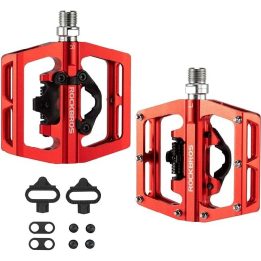 Rockbros plokštieji dviračio pedalai PD15-RD, raudonos spalvos