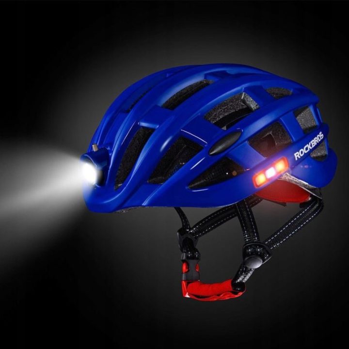 Mėlynas MTB šalmas RockBros 57–62 cm
