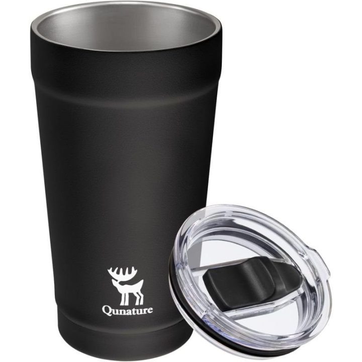 Termo puodelis Qunature, juodas, 480 ml