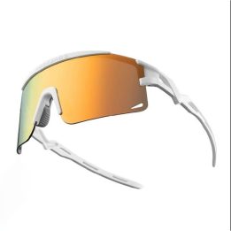 Dviračių akiniai Rockbros poliarizuoti, balti