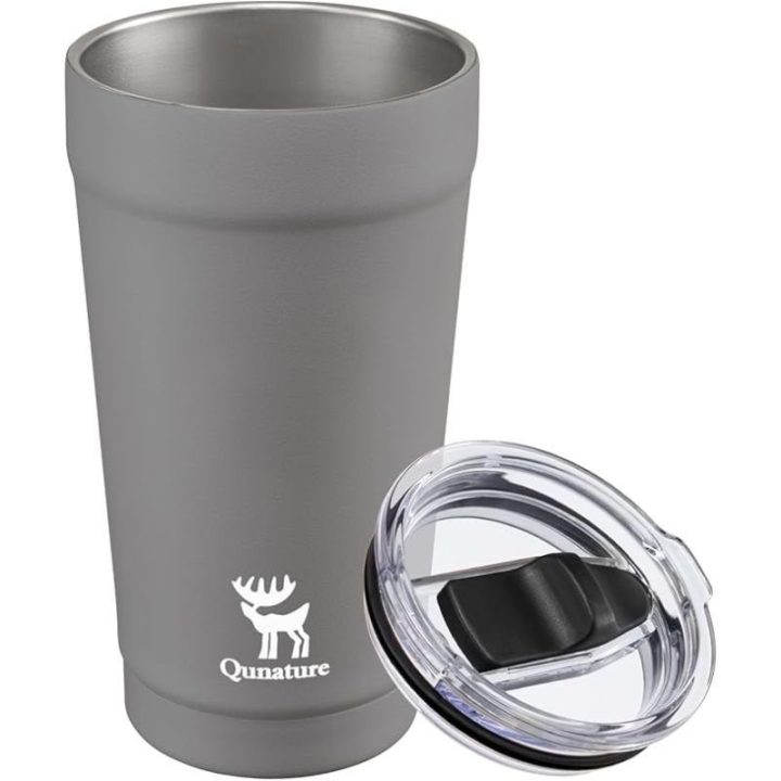 Termo puodelis Qunature 480 ml, pilkas