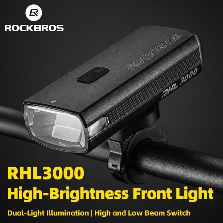 Dviračio priekinė lempa Rockbros 3000 lm