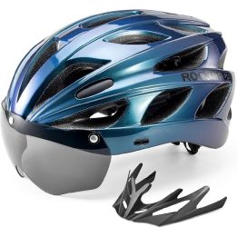 Dviračio šalmas Rockbros TT-16-CP, mėlynas, 58–61 cm