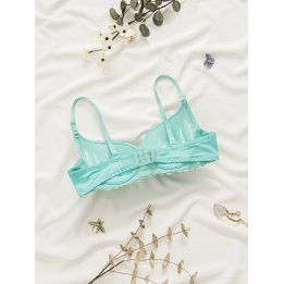 Moteriška mėtų spalvos push-up liemenėlė