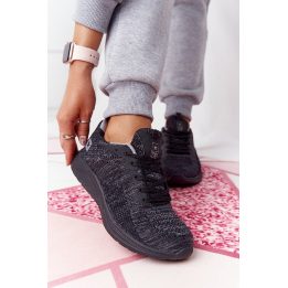 Moteriški sportiniai bateliai su COMFORT FOAM, juodi