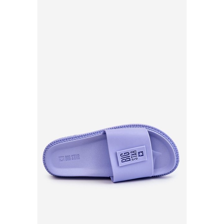 Šlepetės Big Star violetinės spalvos