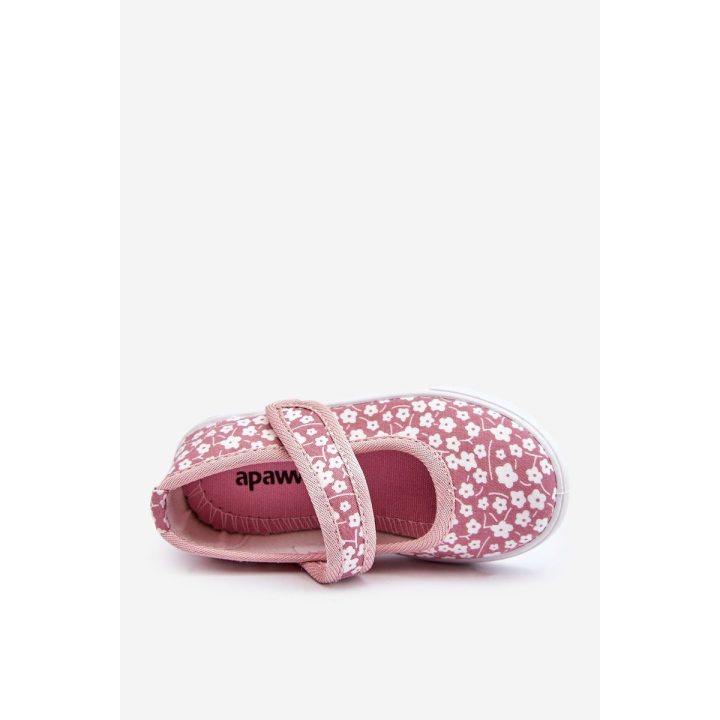 Vaikiškos Velcro balerinos, rožinės spalvos Selah
