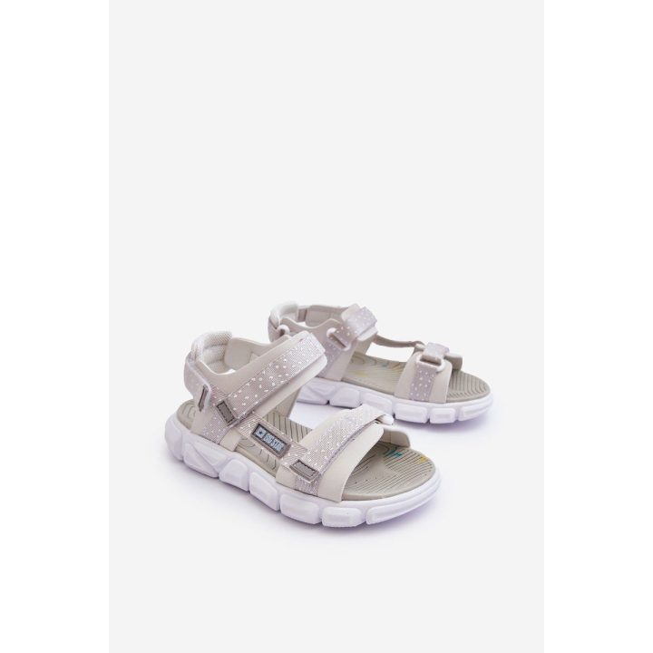 Vaikiški Basutės su užtrauktukais Big Star LL374201 White-Silver