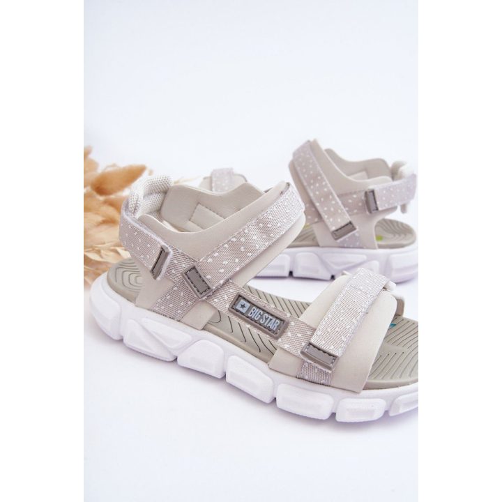 Vaikiški Basutės su užtrauktukais Big Star LL374201 White-Silver