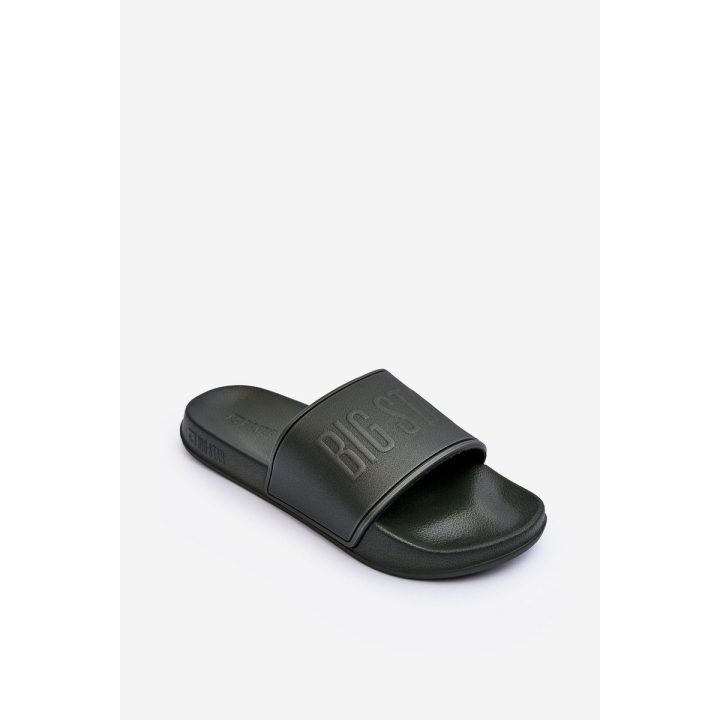 Vyriškos lengvos šlepetės Big Star MM174324 Dark Green BSB27251