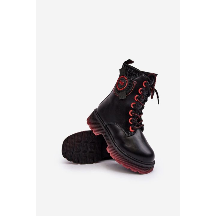 Šilti batai Trapper Boots Kids' Black Askya BSB27477