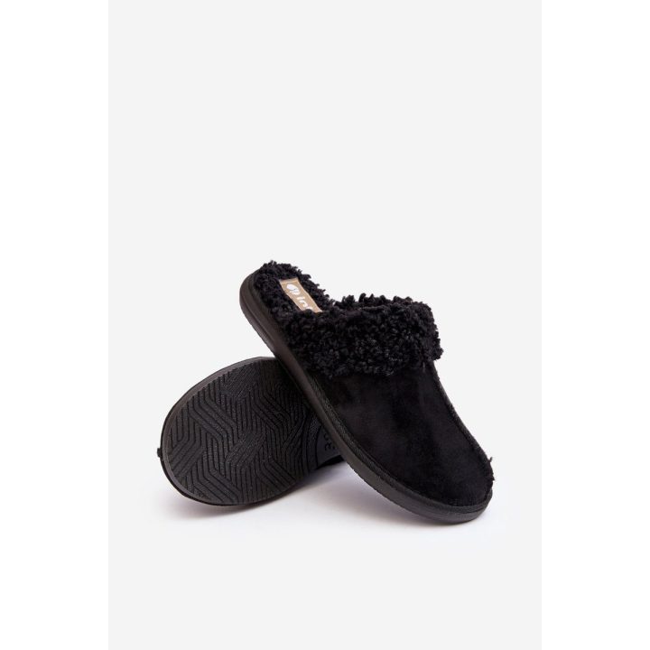 dygsniuotos šlepetės Inblu Black