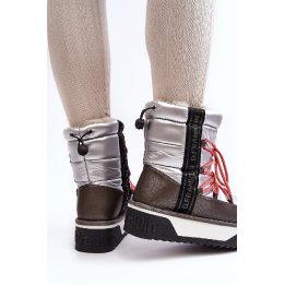 sniego batai su storais padais Vegan D.Franklin DFSH371006 Silver