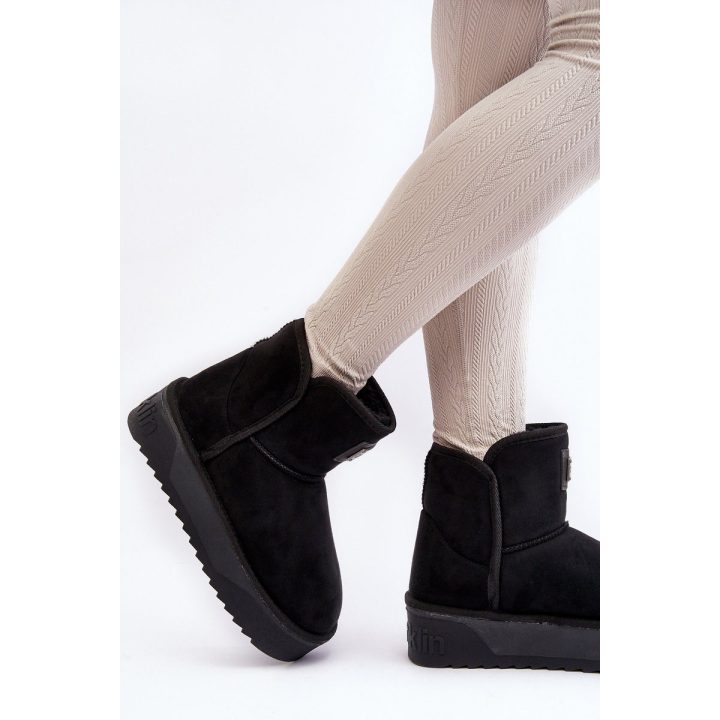 neperšlampami sniego batai ant platformos DFranklin DFSH371004 Black
