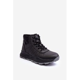 Vaikiški šilti trekingo batai Black Big Star MM374203