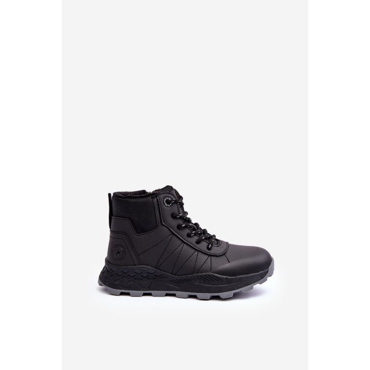 Vaikiški šilti trekingo batai Black Big Star MM374203