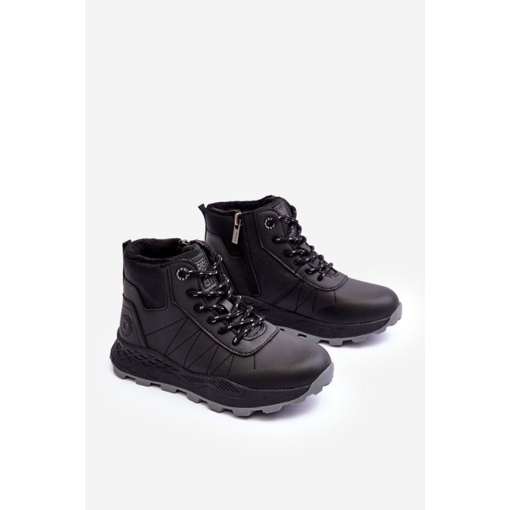 Vaikiški šilti trekingo batai Black Big Star MM374203