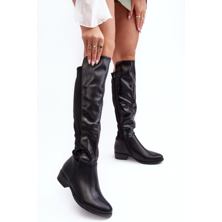 odiniai Ilgaauliai batai SBarski HY27098A Black