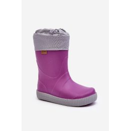 Vaikiški guminiai batai su pamušalu Sniego banga Gokids 981 Purple