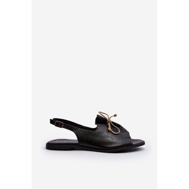plokšti sandalai Zazoo 2898 Black