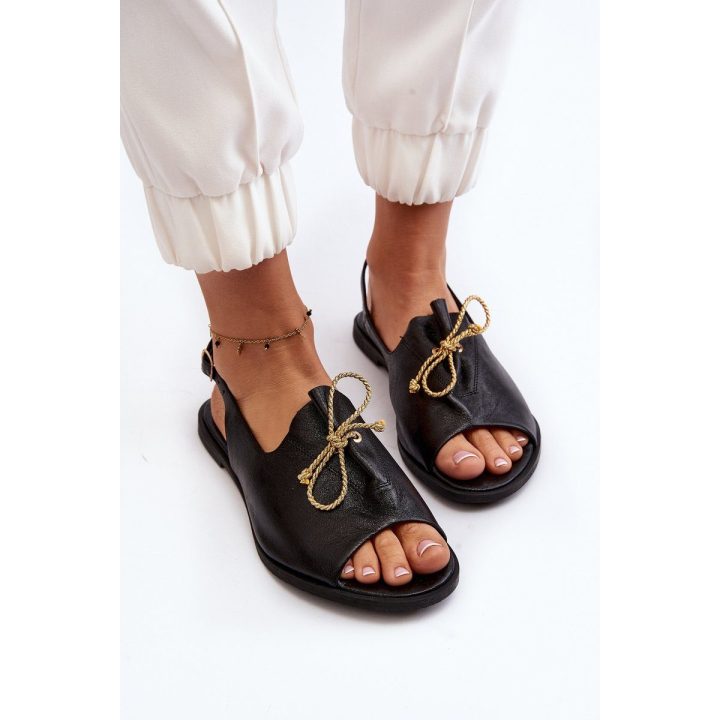 plokšti sandalai Zazoo 2898 Black