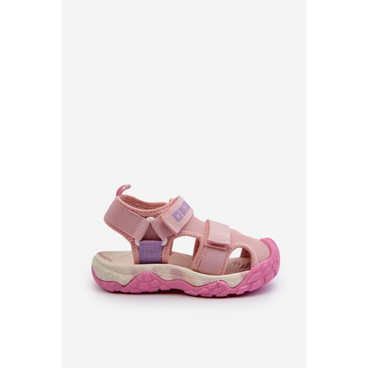 Mergaičių sandalai su velcro Big Star NN374238 Pink
